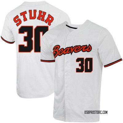 Oklahoma State Men's Nike College Full-Button Baseball Jersey